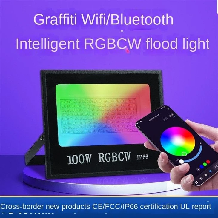 App Remote Control RGB LED Flood Light Outdoor high quality